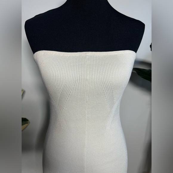 BNWT - H&M Strapless Dress, Cream, XL - Picture 2 of 7